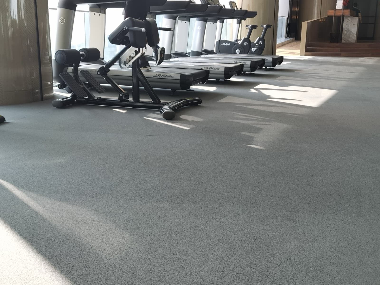 Hotel fitness centre overview