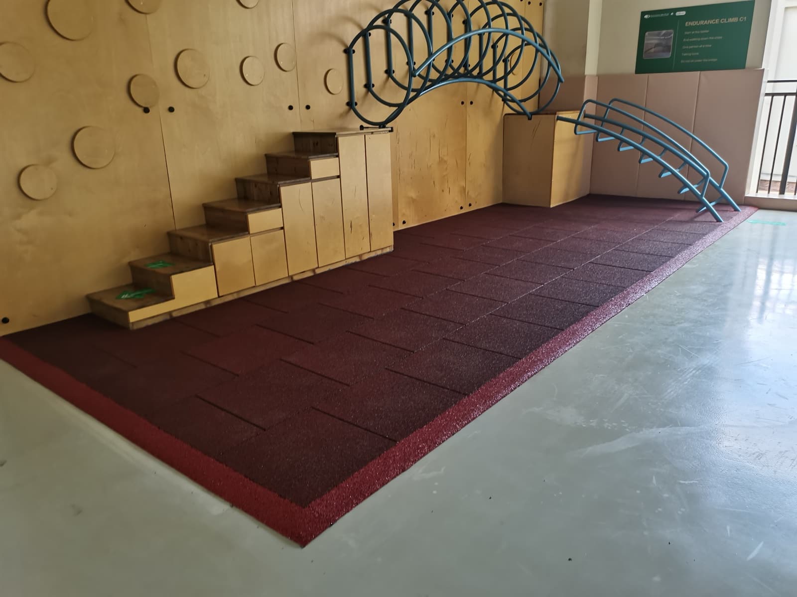 School outdoor surface installation