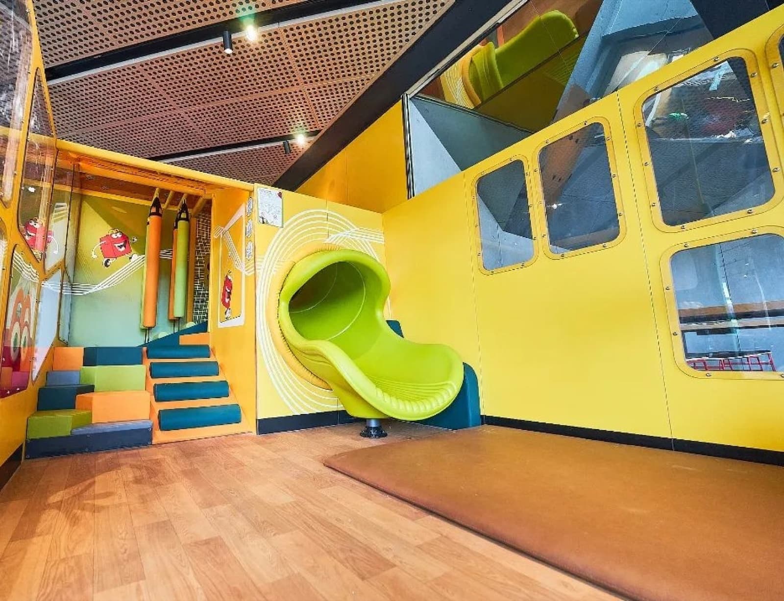 Completed play area