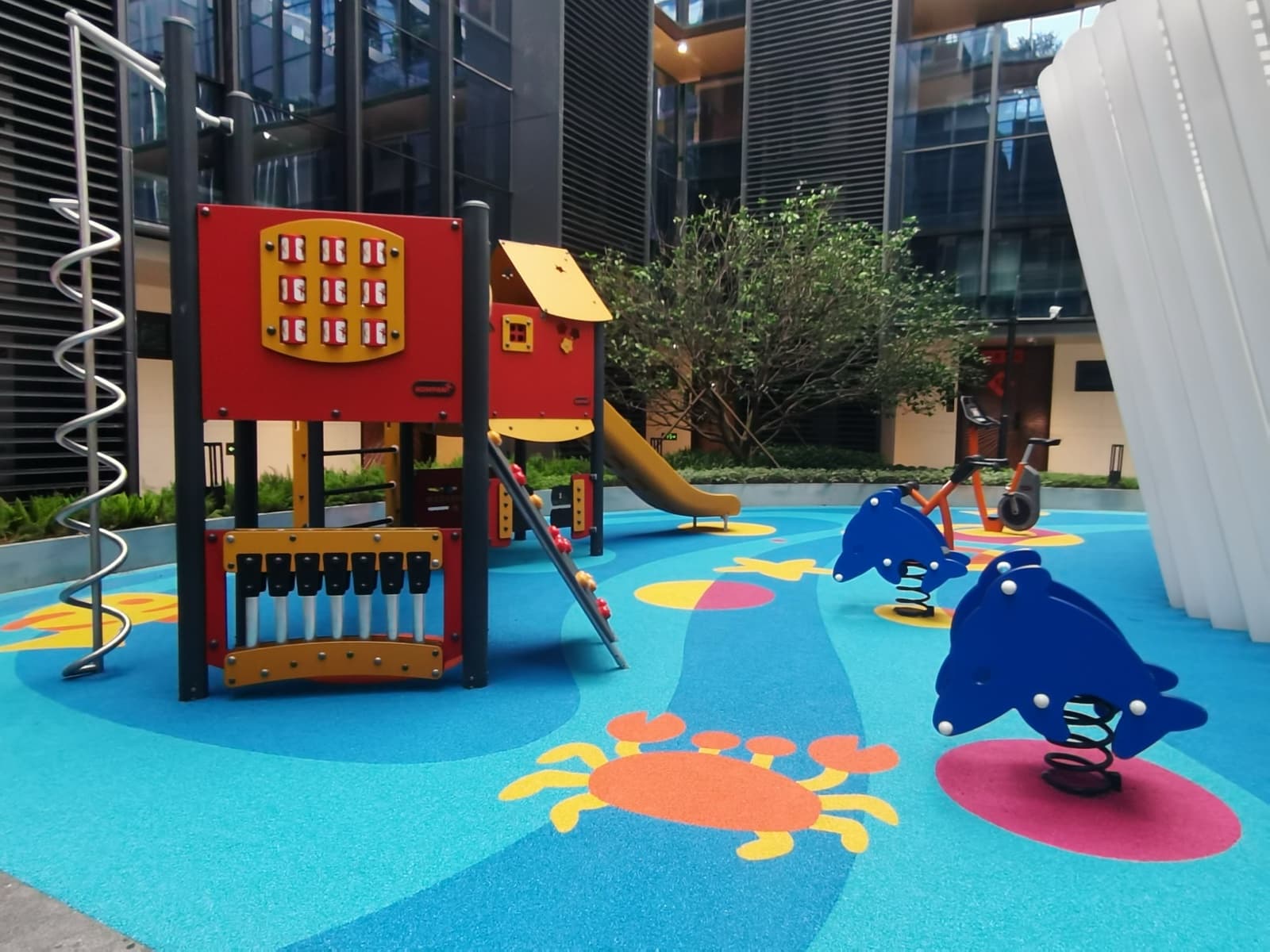 Sky garden play area